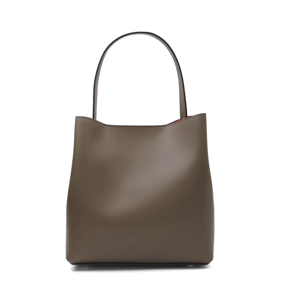 Latalia Brecia veske taupe skinn
