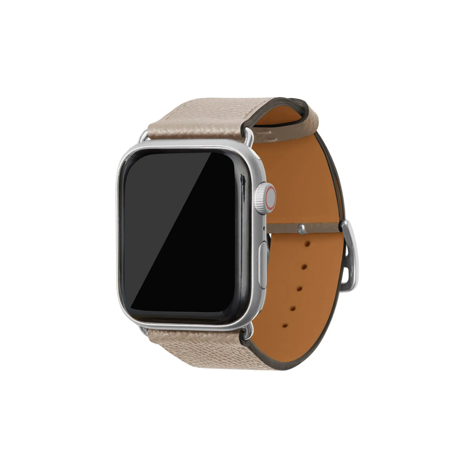 Bonaventura Nobile Apple Watch-armbånd skinn Etoupe