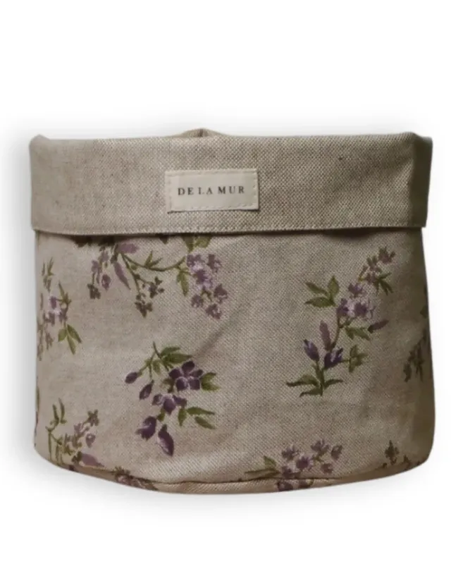 De La Mur Pun kurv medium blomster 18 cm