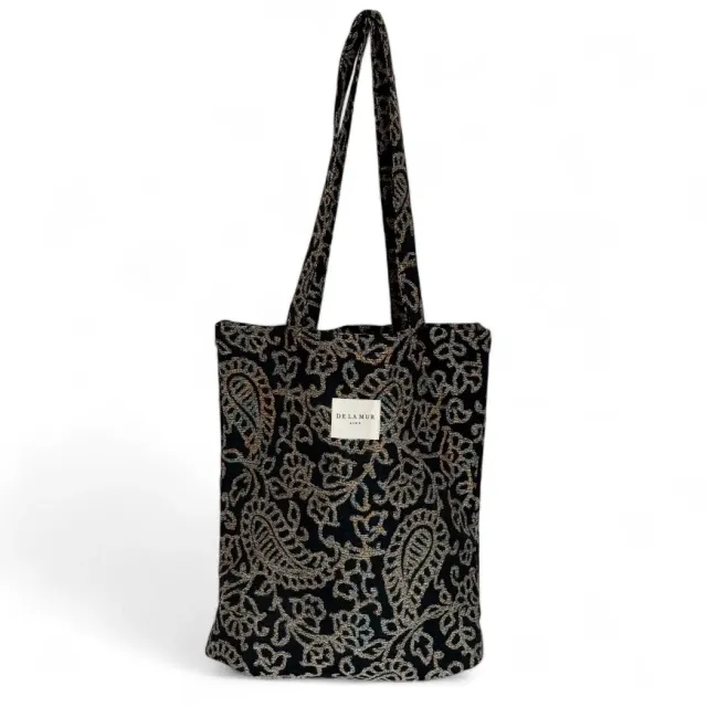 De La Mur Teide liten toteveske 34x37 cm grå blomst