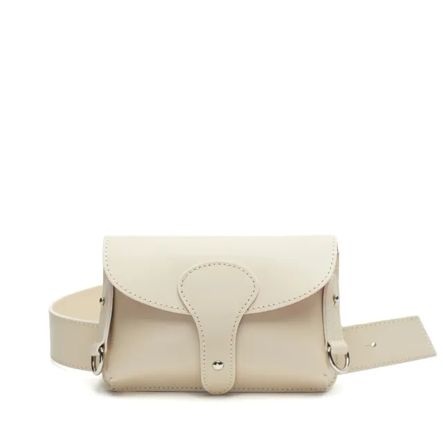 Latalia Monza Mini crossbody beige ekte skinn
