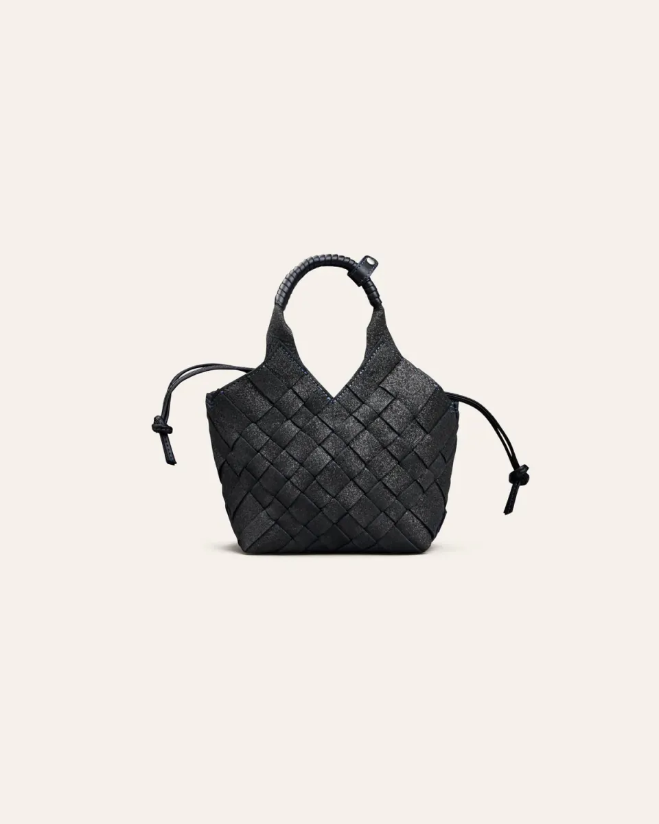 Cala Jade Misu Mini skulderveske sparkling black navy