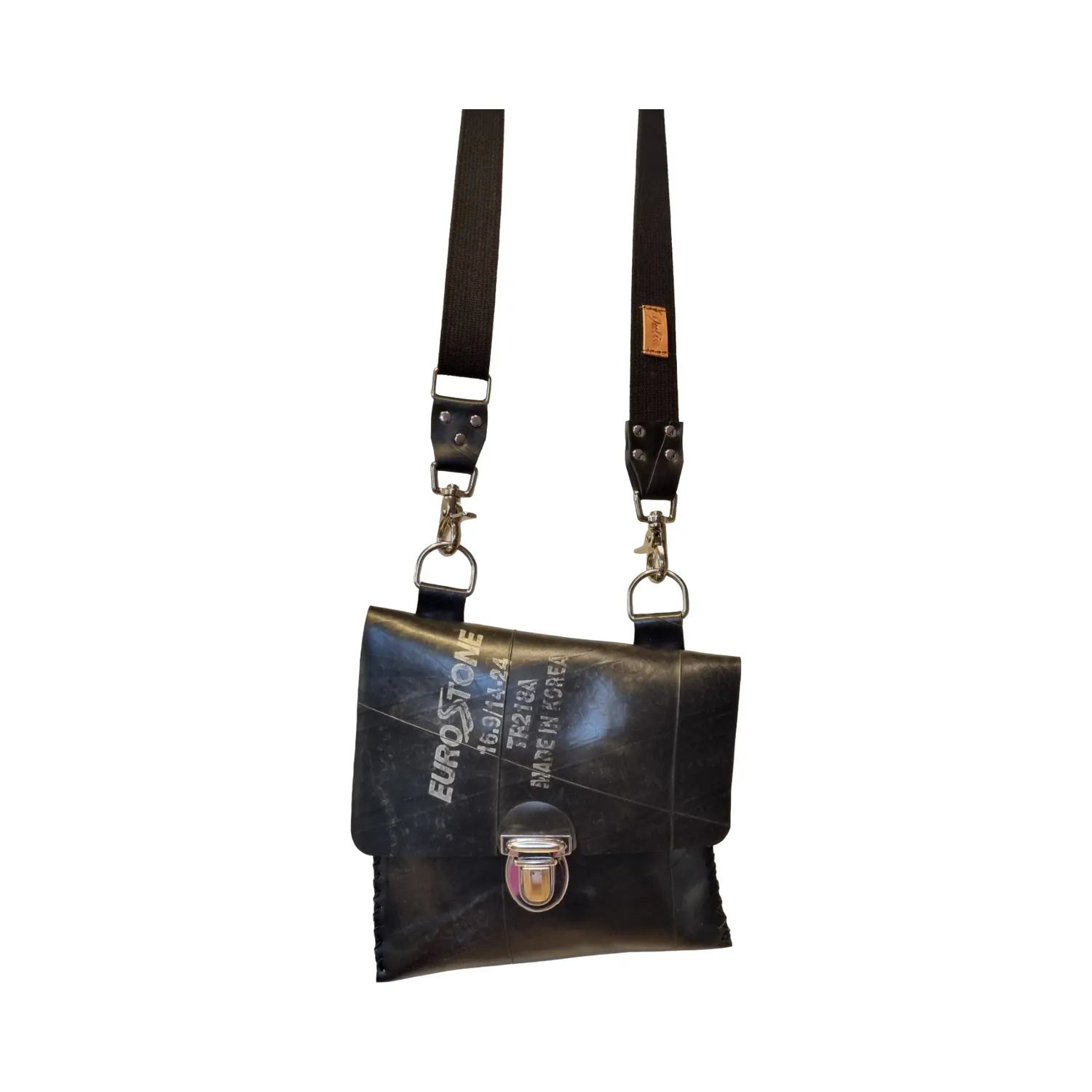 Julia Stray liten asymmetrisk gummiveske 20x20 cm reise