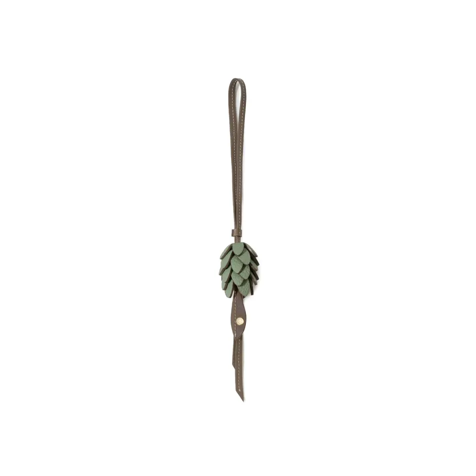 Bonaventura Pine Cone veskecharm grønn etoupe