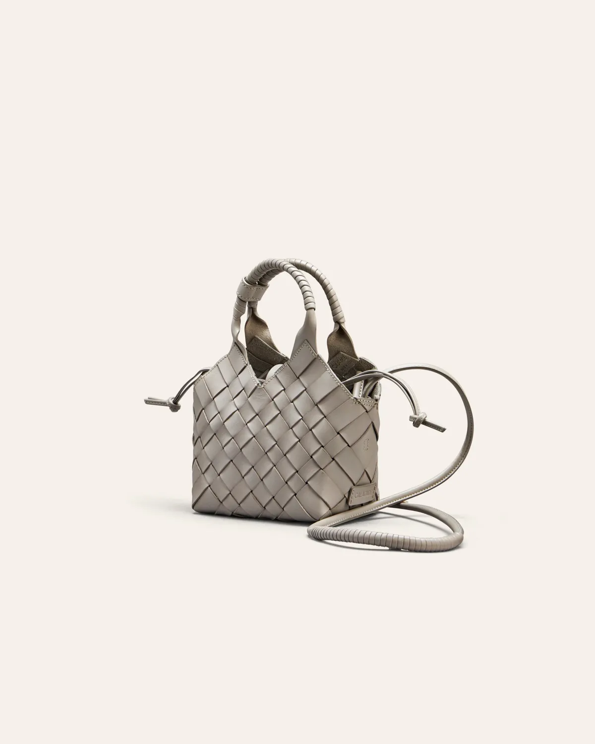 Cala Jade Misu Mini crossbody duegrå skinn