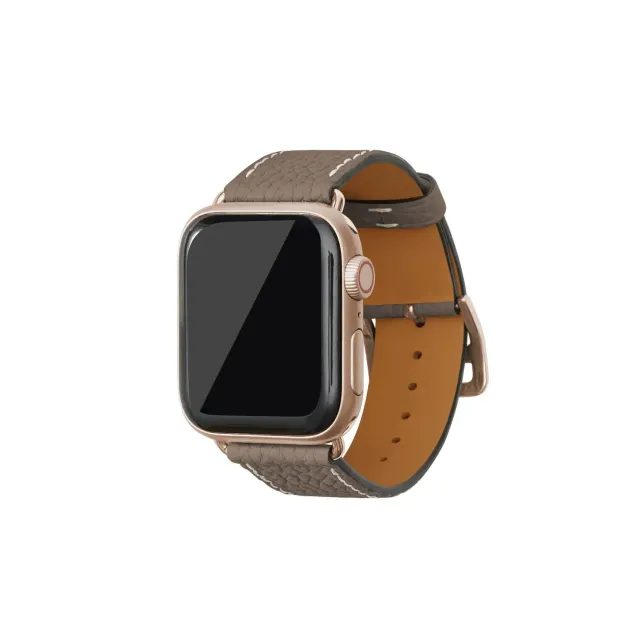 Bonaventura Apple Watch-reim krympeskinn svart 44-49 mm