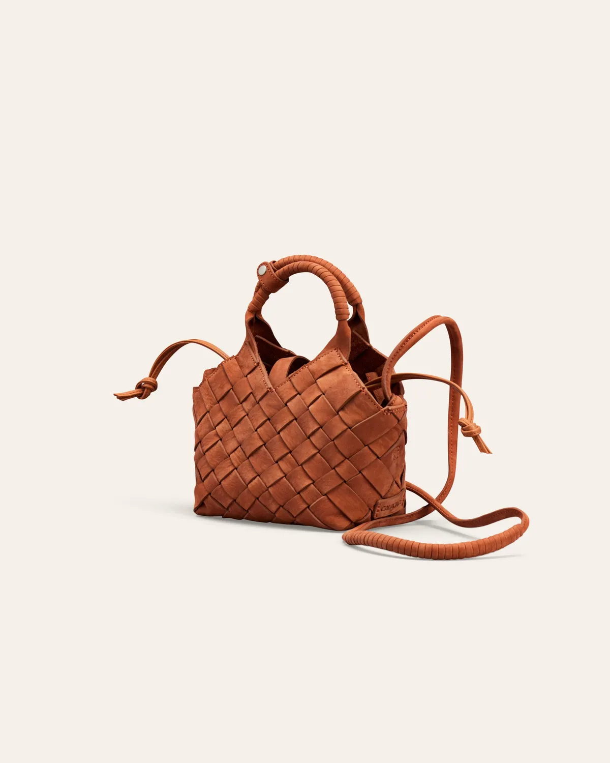 Calajade Misu Mini crossbody Sun Burn Nubuck sølv