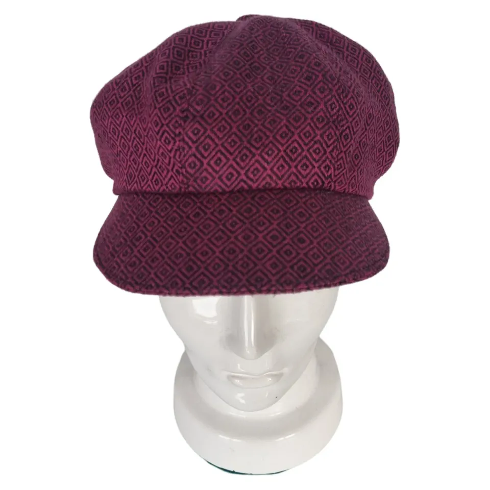 Julia Stray Lincaps caps i lin 58 cm rutet pustende