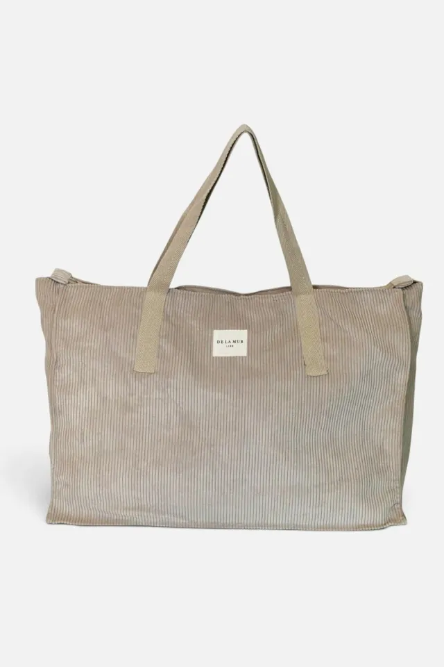 De La Mur Weekend Tofe helgeveske beige 60x38 cm