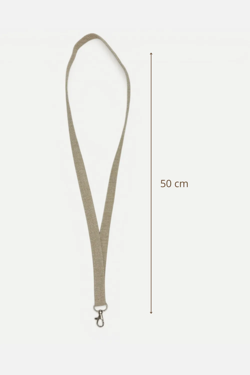 De La Mur Foz nøkkelreim beige 55 cm