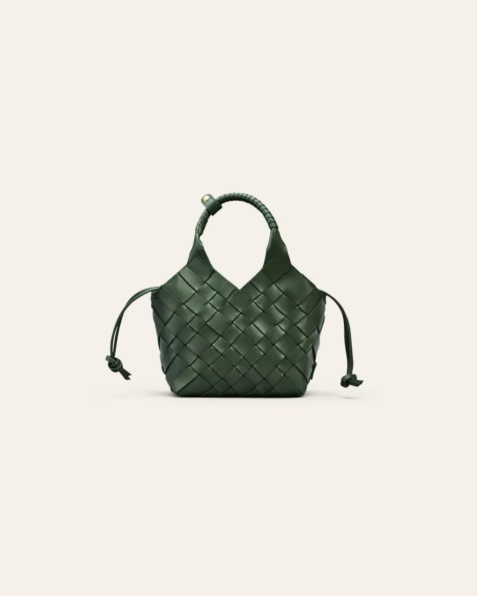 CALAJADE MISU MINI crossbody ever green skinn