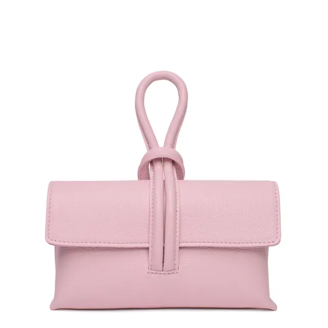 Latalia Barletta miniveske pastellrosa skinn