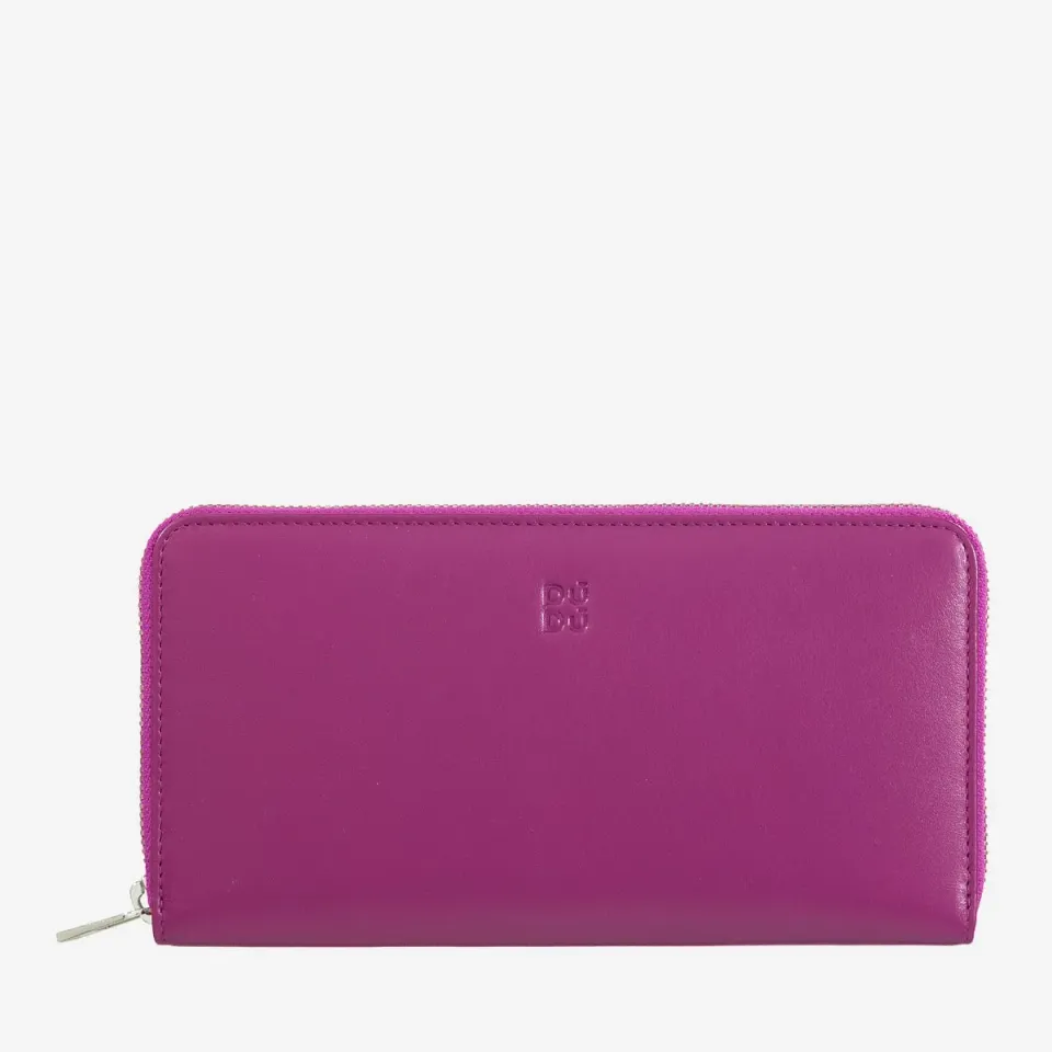 DuDubags Ustica lommebok Fuchsia RFID