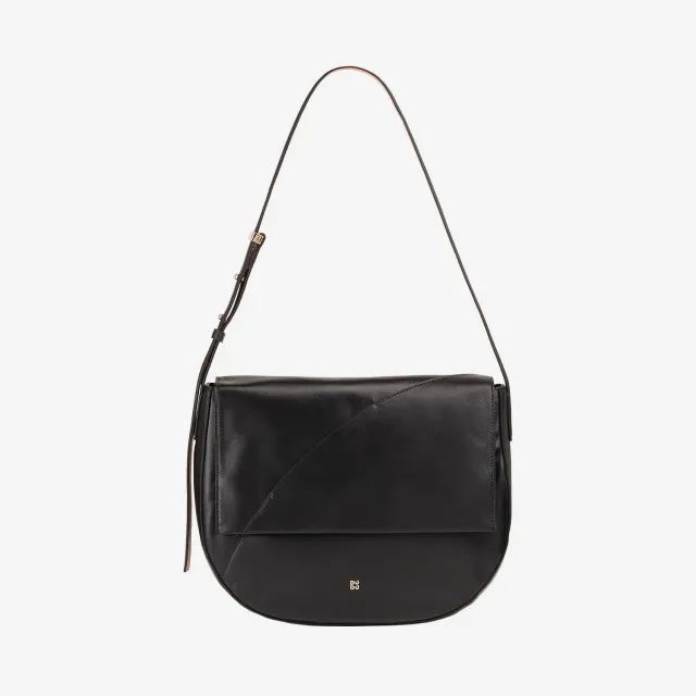 DuDubags Formentera skulderveske perle skinn