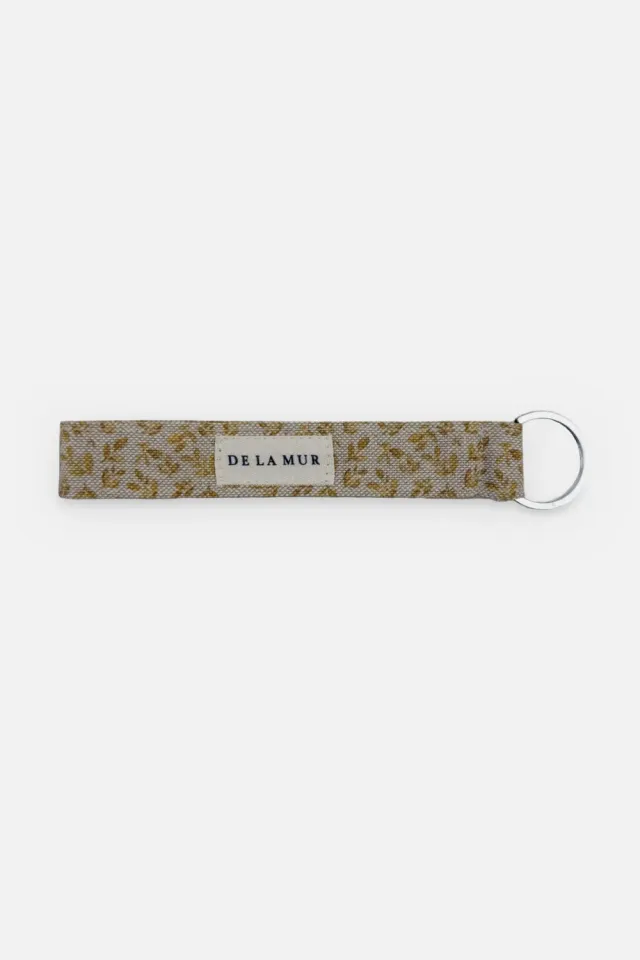 De La Mur Deli nøkkelring sennepsgul blomster