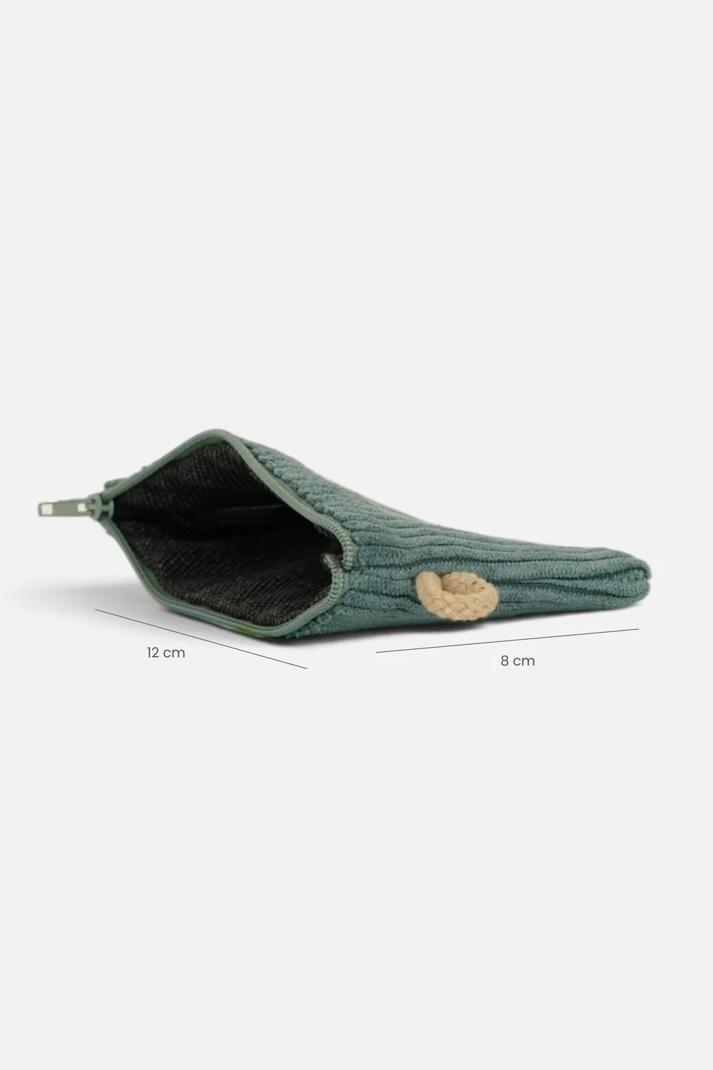 De La Mur Jade pengepung 12x8 cm blå kordfløyel