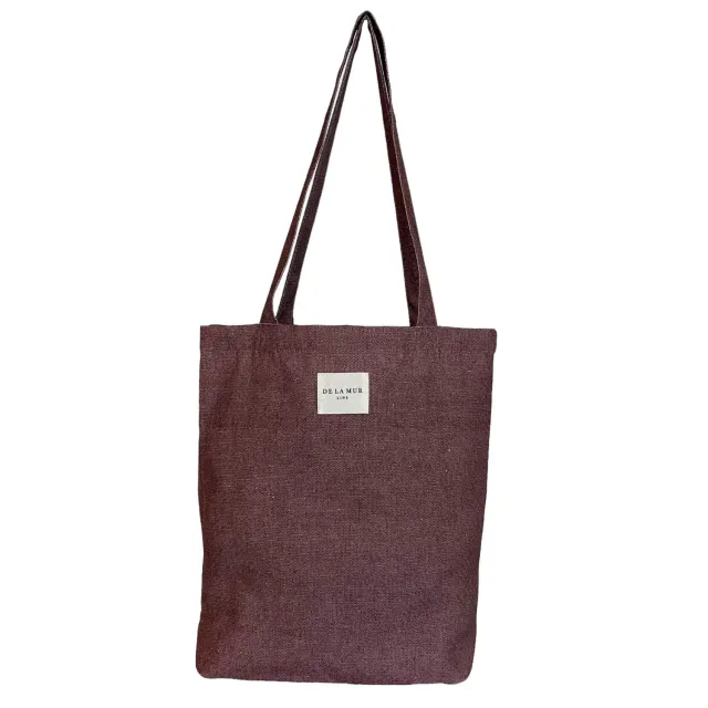 De La Mur Wine tote bag burgunder 35x37 cm