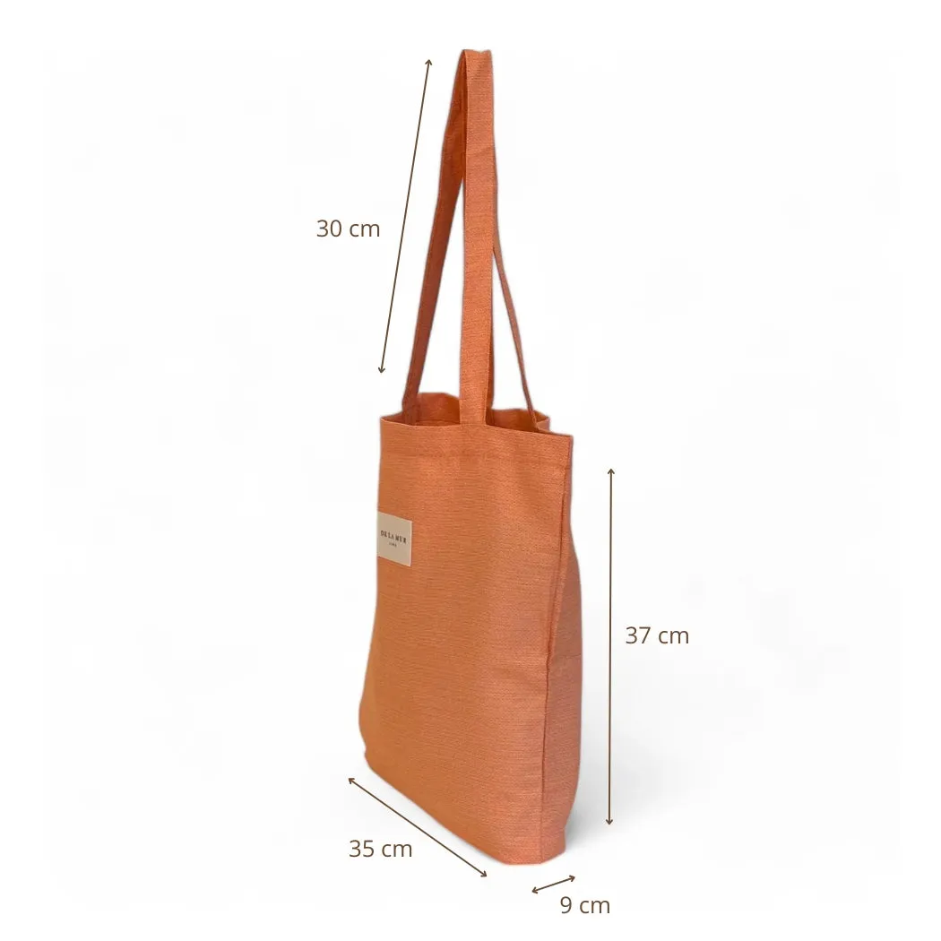 De La Mur Gina liten totebag oransje 34 cm