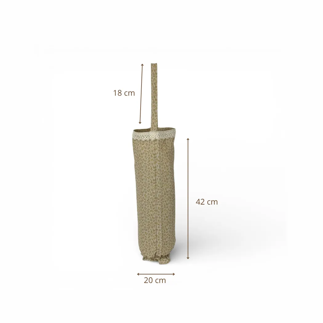 De La Mur Deli poseholder 42 cm sennepsgul blomstret