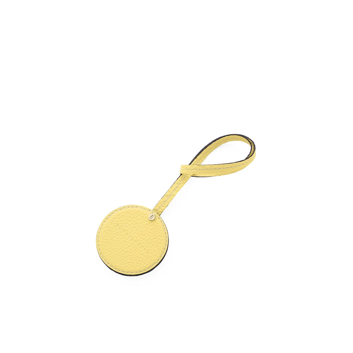 Bonaventura Compact Mirror krympeskinn lommespeil Etoupe