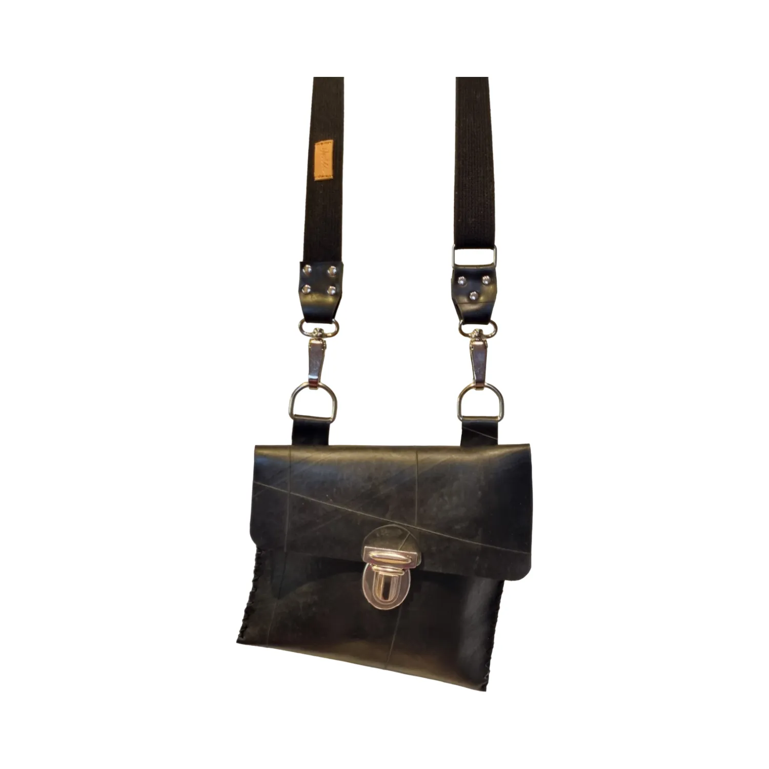 Julia Stray liten asymmetrisk gummiveske 20x20 cm reise