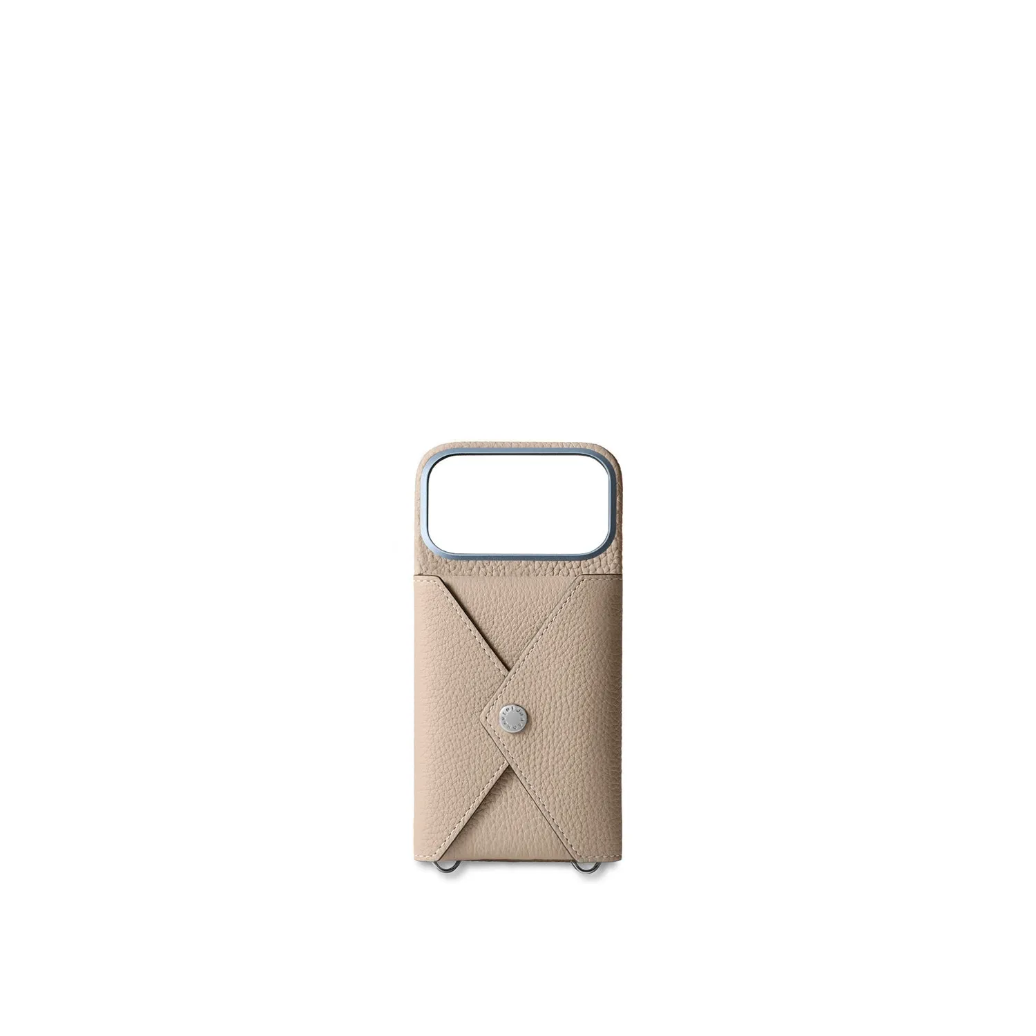 Bonaventura iPhone 18 Pro bakdeksel etoupe trykknapp