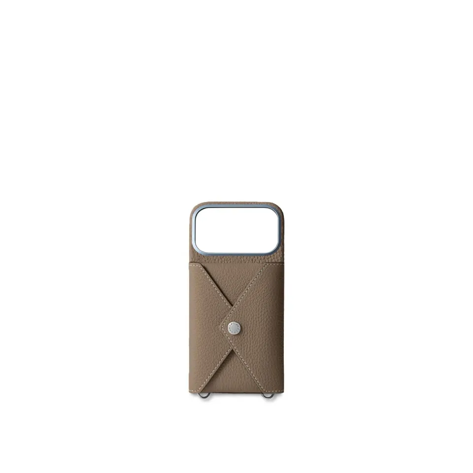 Bonaventura iPhone 18 Pro bakdeksel etoupe trykknapp
