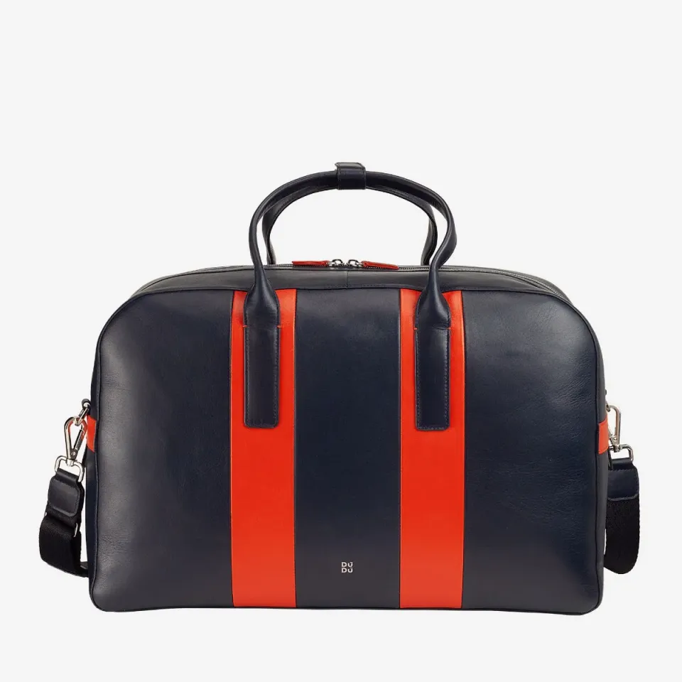 DuDubags Cambridge weekendbag svart – skinn