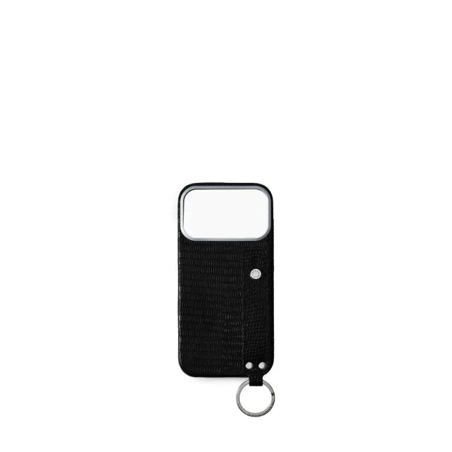 Bonaventura iPhone 17 Pro Max deksel øgleskinn svart