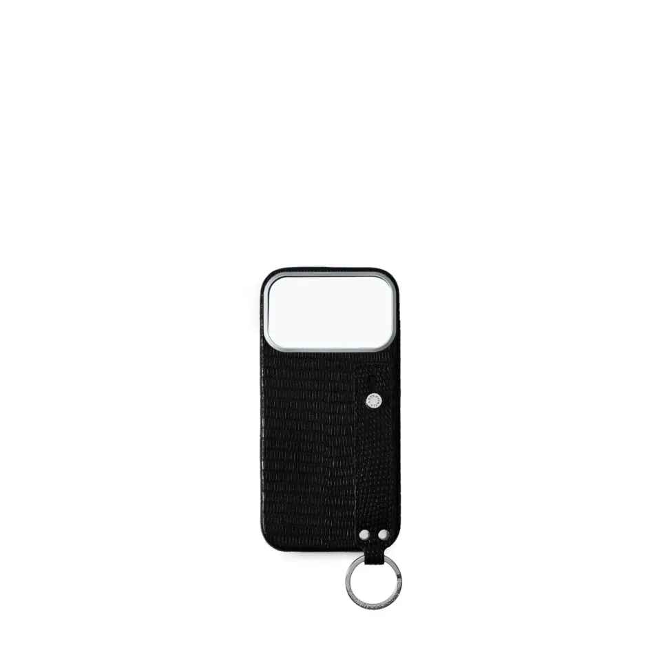 Bonaventura iPhone 17 Pro Max deksel øgleskinn svart