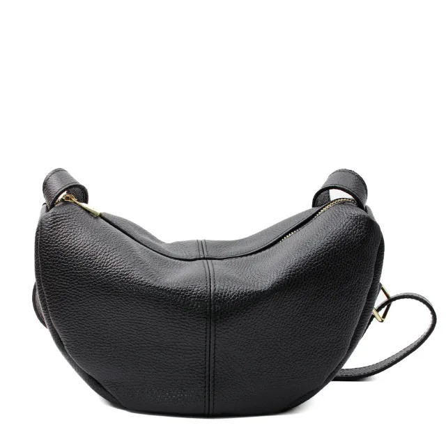 Latalia Melfi crossbody svart skinn