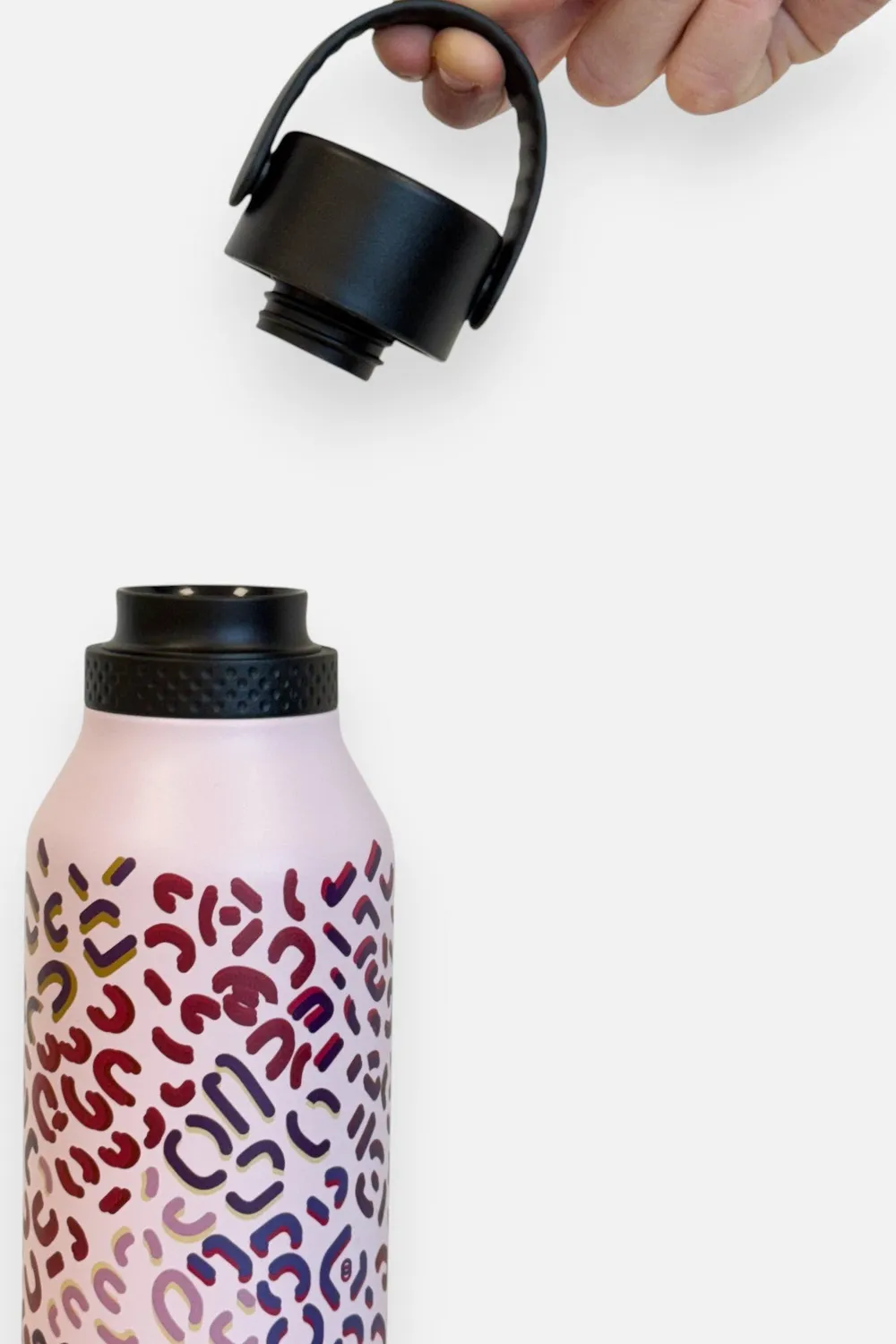 De La Mur Talco termosflaske 0,6 l leopard rosa