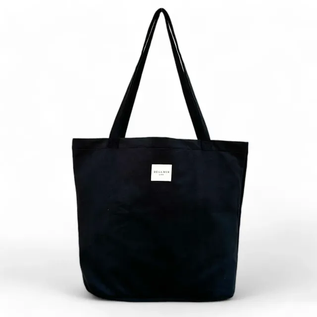 De La Mur Aza stor shopper 51x37 cm svart fløyel