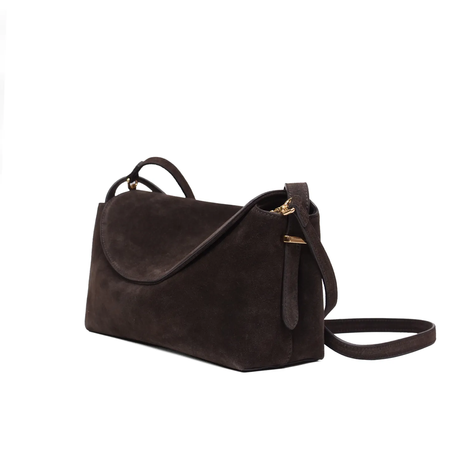 Latalia Torino-mini mockaveske espresso 27 cm