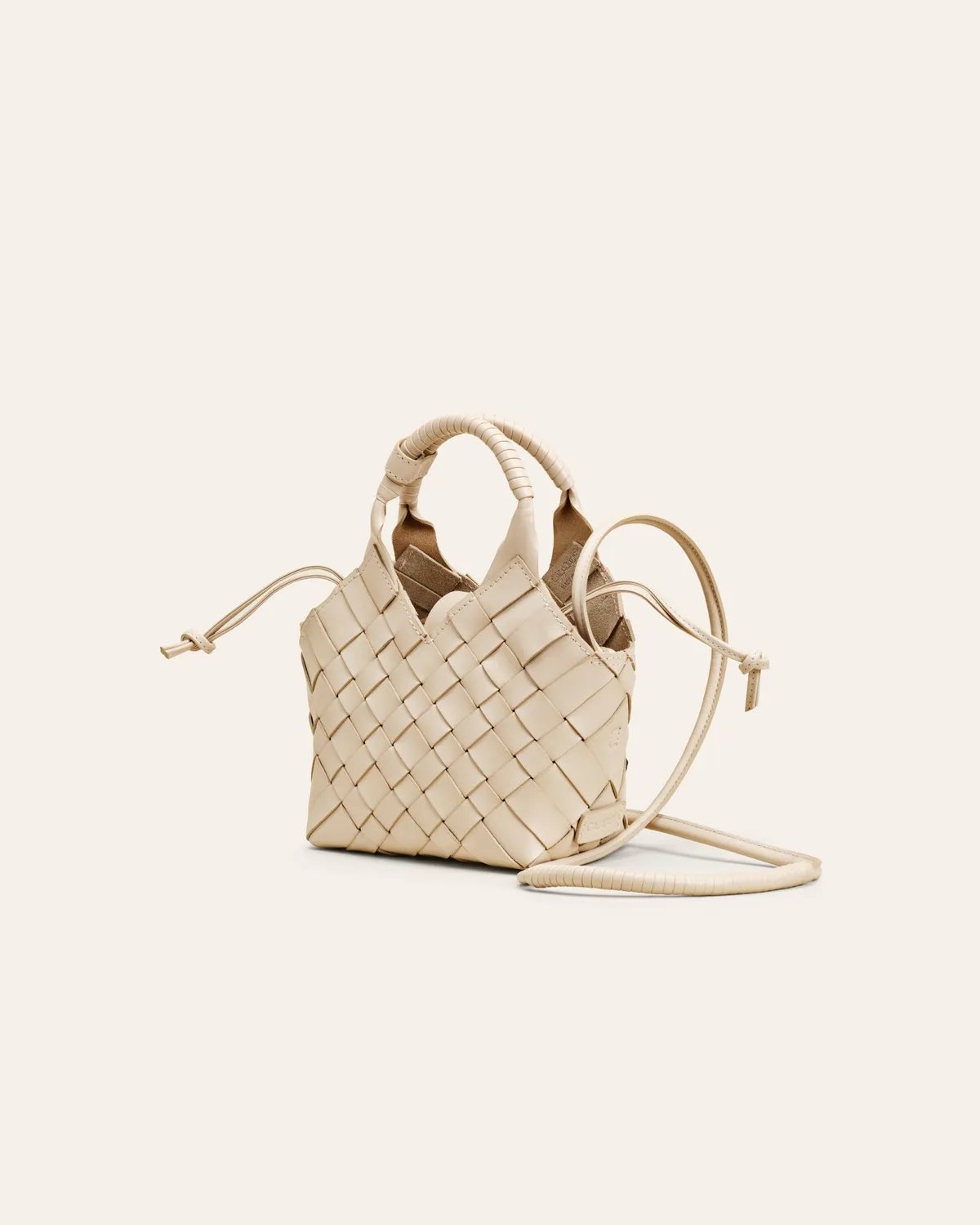 Cala Jade Misu Mini crossbody birch lyst skinn