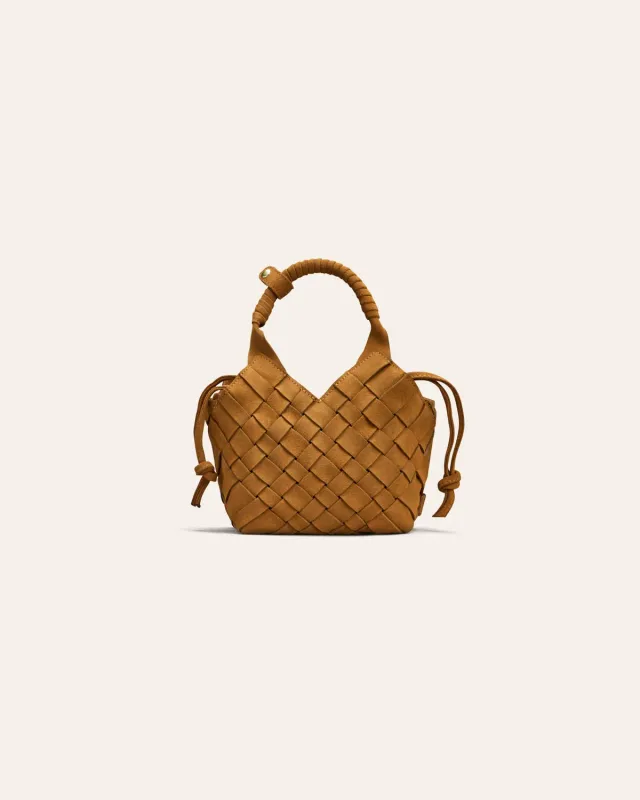 Calajade Misu Mini crossbody Camel Nubuck ekte nubuck