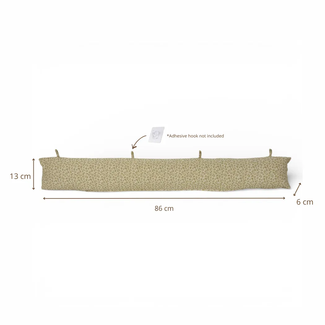 De La Mur Deli trekkstopper 86 cm gul blomstret