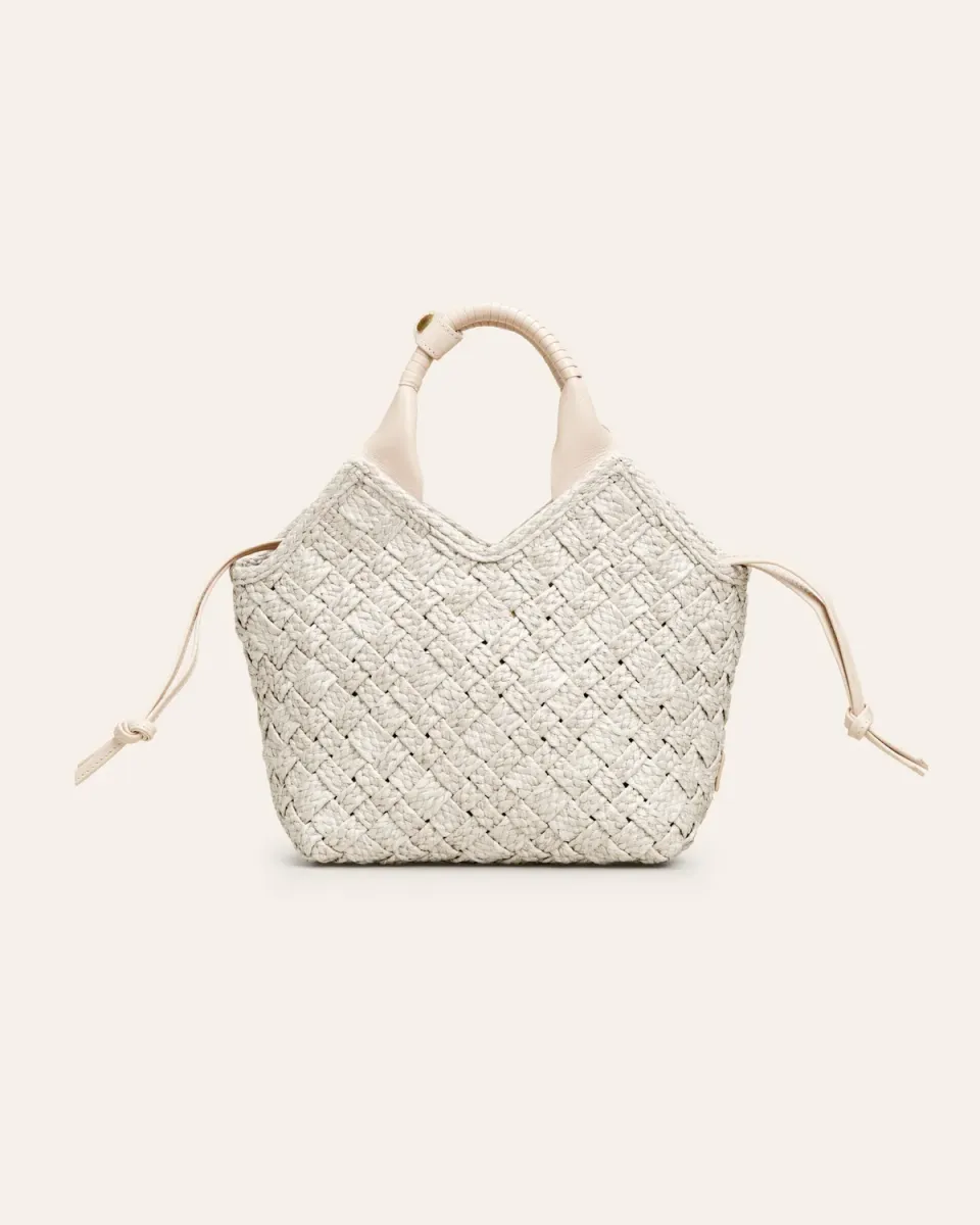 Cala Jade Misu skulderveske vanilla raffia medium