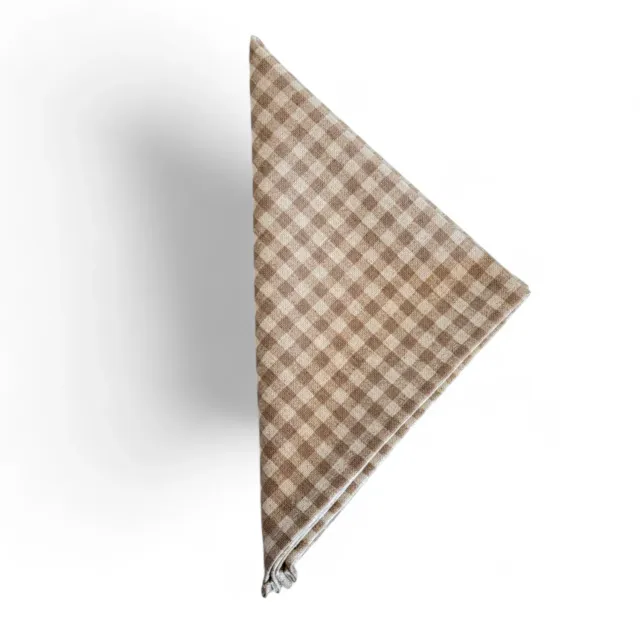 De La Mur Servilleta Cafe serviett beige 40x40 rutete