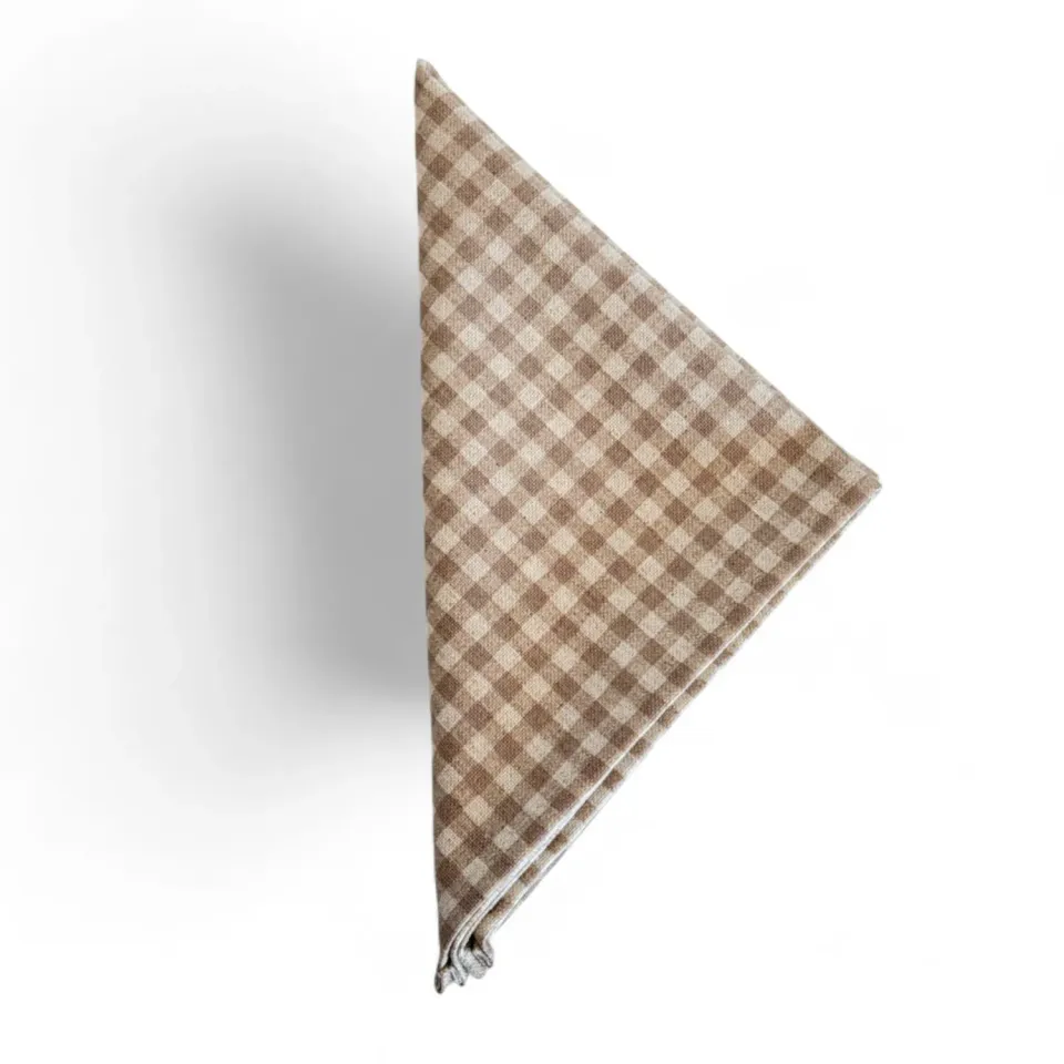 De La Mur Servilleta Cafe serviett beige 40x40 rutete