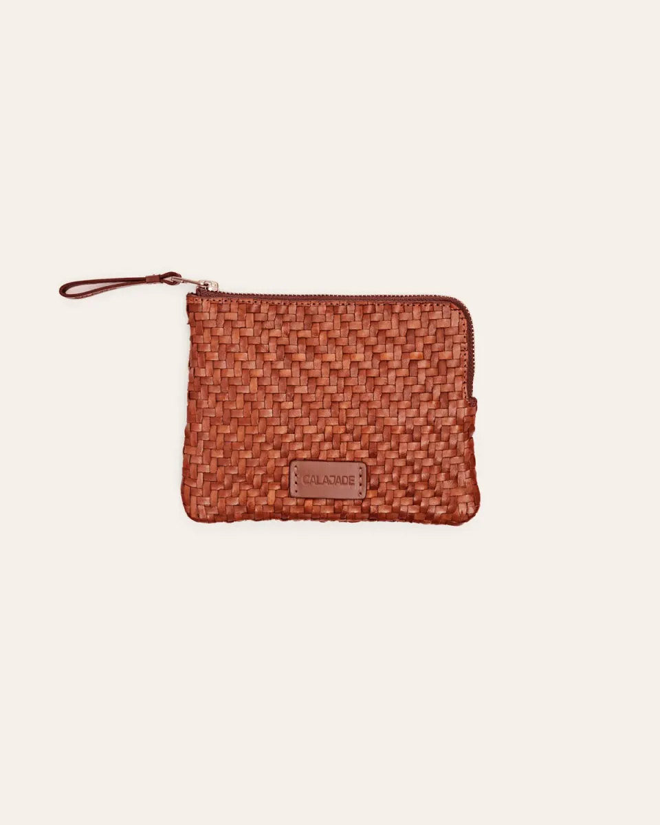 Cala Jade Batu XS clutch Nutmeg kuskinn