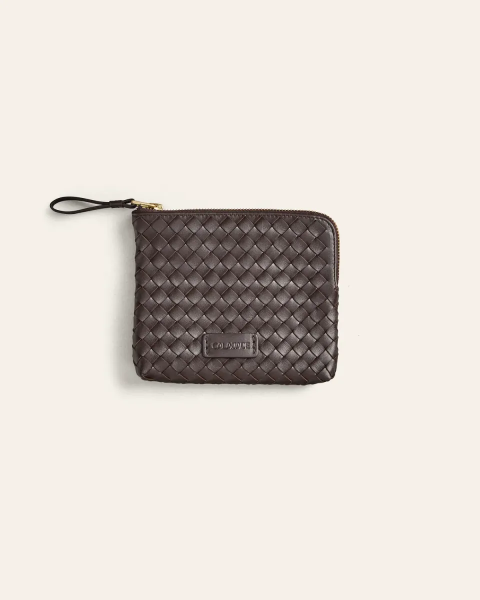 Calajade Batu XS clutch umber dama saueskinn