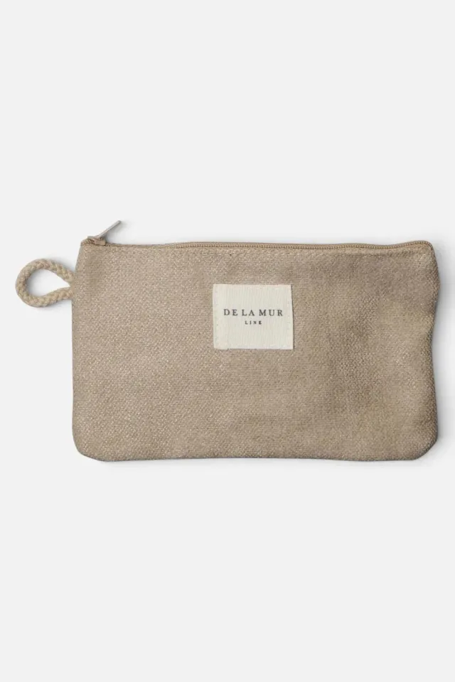 De La Mur Pri mini toalettmappe beige 17,5 cm