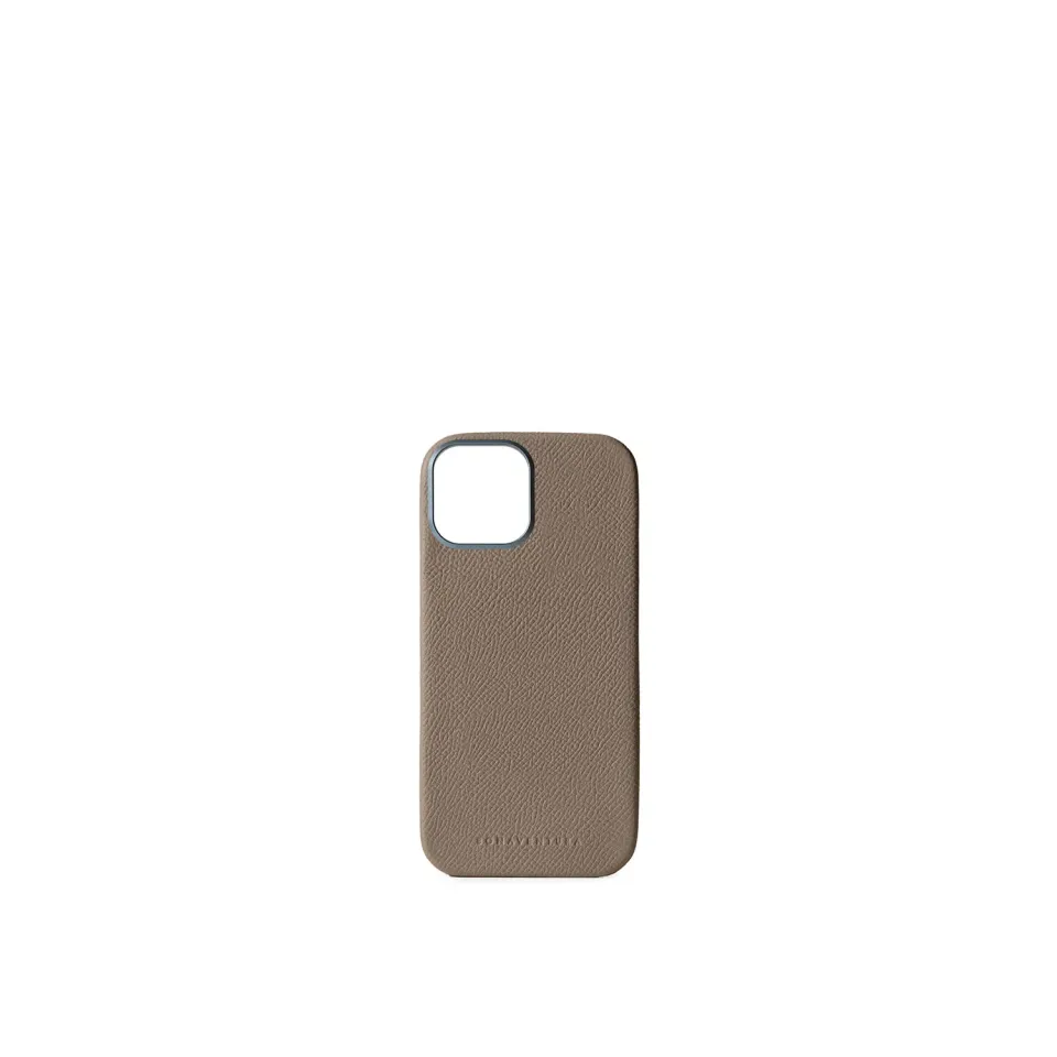 Bonaventura Nobile iPhone 17 baksideetui lær Etoupe