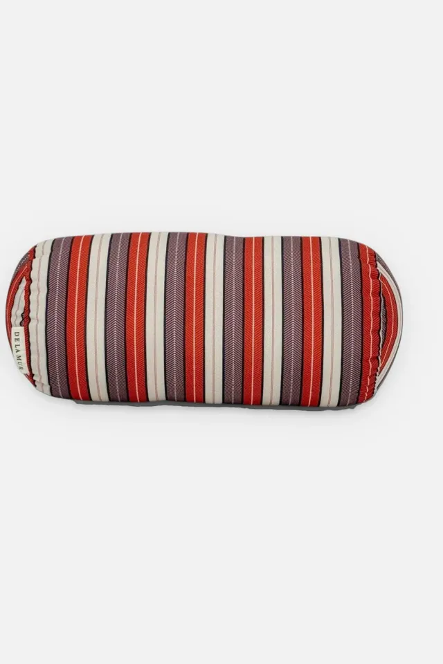 De La Mur Make strandpute 27x12 stripet burgunder