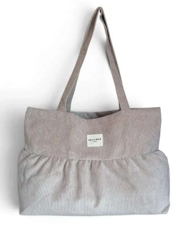 De La Mur Tofe veske 44x39 beige