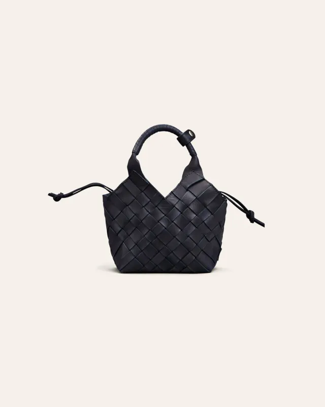 Calajade Misu Mini crossbody veske navy nubuck
