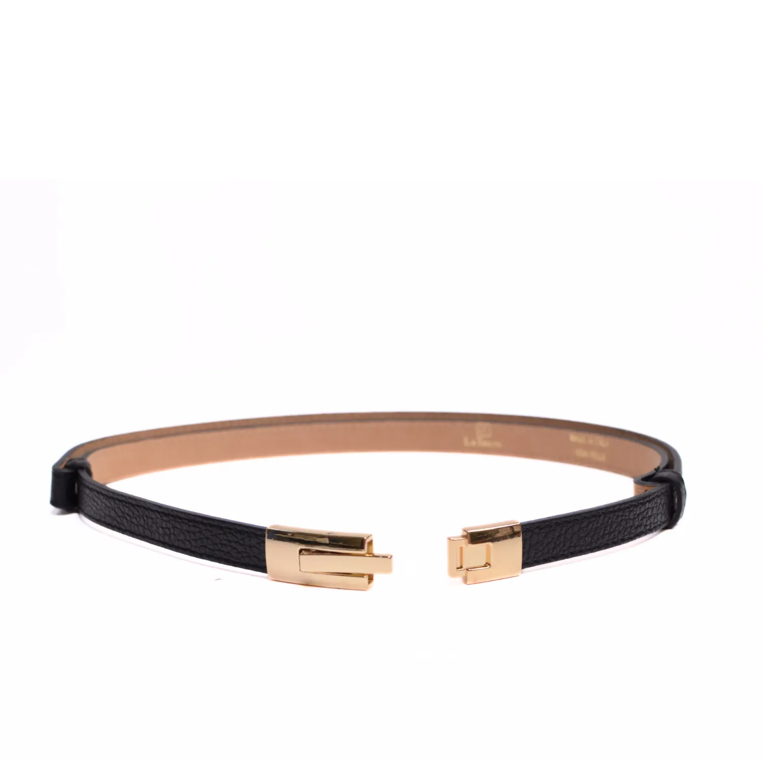Latalia skinnbelte gullspenne 50-90 cm ekte skinn