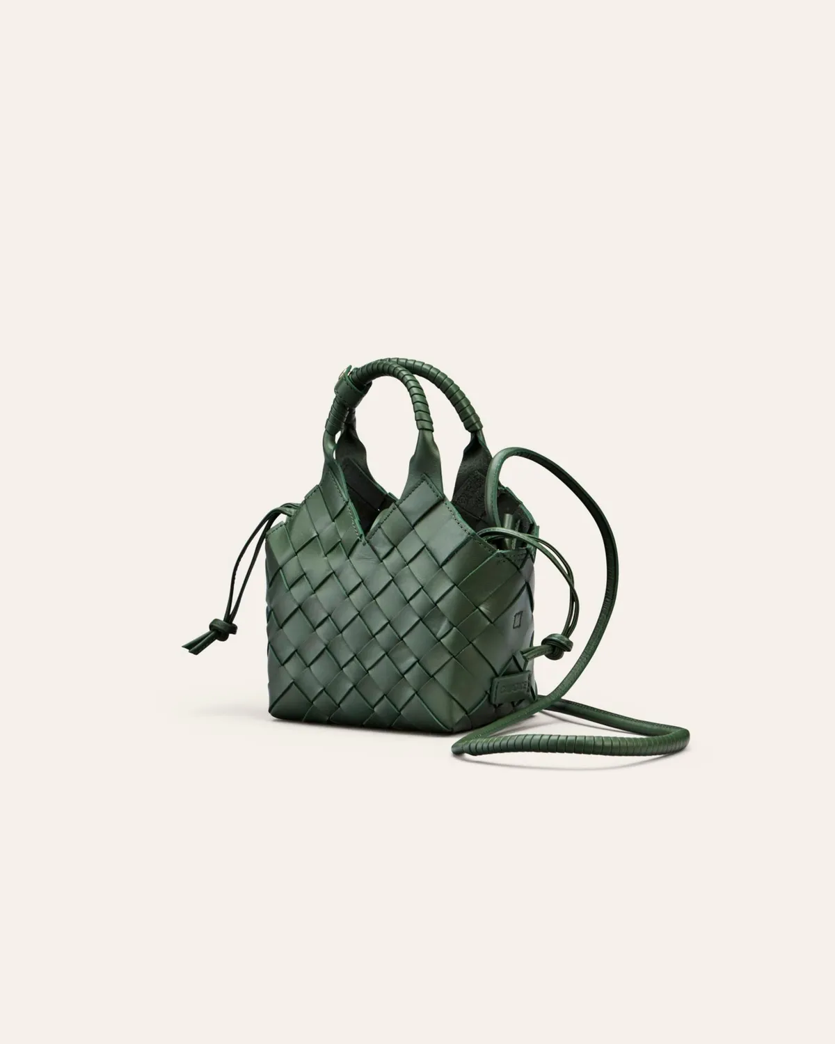CALAJADE MISU MINI crossbody ever green skinn