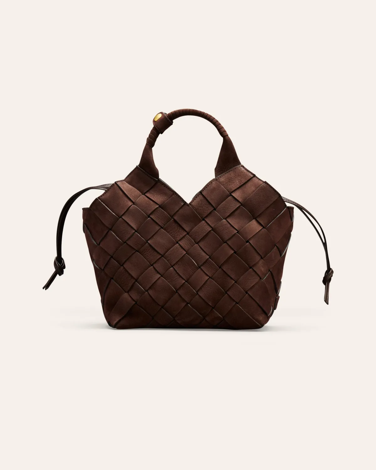 Calajade Misu skulderveske Umber Nubuck medium skinn